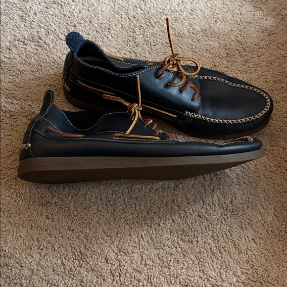 Sperry Navy Blue and Brown Chukka Boots - Size 13